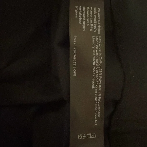 Black Eileen Fisher Organic Cotton Ponte Wide-Leg Pant, Medium (24” inseam) - Picture 4 of 8